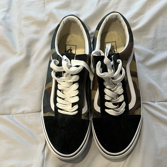 Black and camouflage vans old skool - Picture 2 of 2